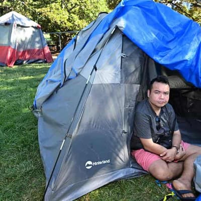 Nowhere to go for homeless evicted from city park