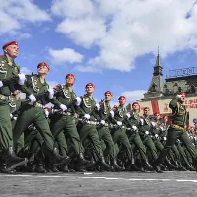 Russia marks end of WWII as Ukraine war grinds on