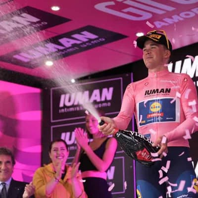 Pedersen takes leader's pink jersey in Giro opener