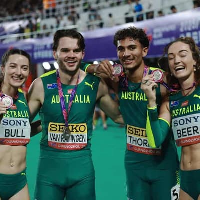 Aussies take mixed 4x400m silver in World Relays