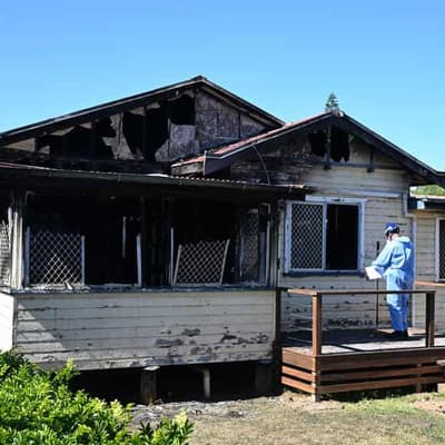 Murder-accused mum's matter in court after house fire
