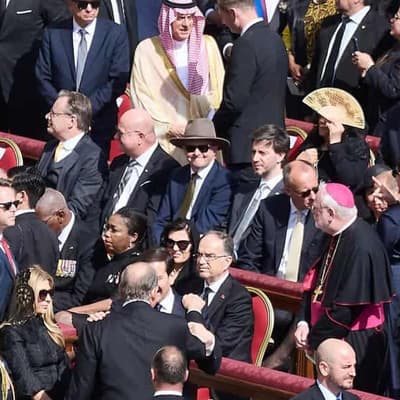 PM in Rome for Pope's inauguration and leaders' talks