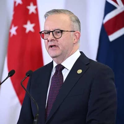Albanese ends whirlwind international tour in Singapore