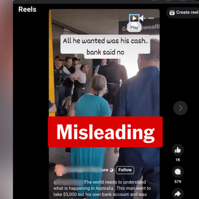 Claim man arrested for cash withdrawal attempt short-changes truth