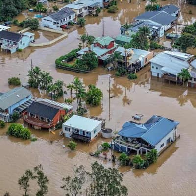 Fifth death linked to floods as body found in burnt car