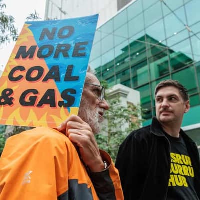 Three face court amid protests over gas hub expansion