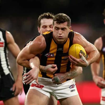 Hawthorn ruck Meek learns fate over late Lipinski clash