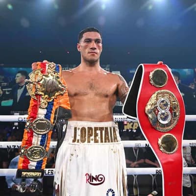 Boxing unification call-out is music to Opetaia's ears