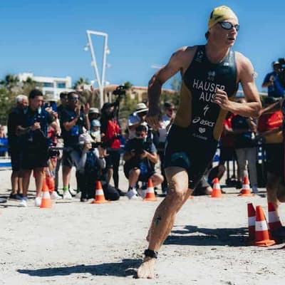 Triathlete stays in 'level of hurt' for silver