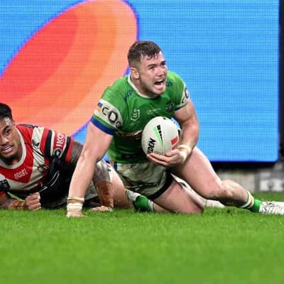 Youthful Raiders overpower Roosters in NRL win
