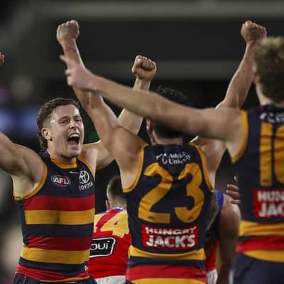 Footy Gods finally smiling on Crows, says coach