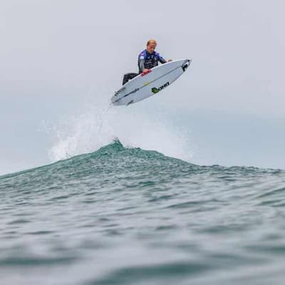 Air time as Aussie rookie surfer stuns Brazilian great
