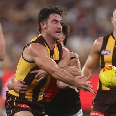 Hawks star kicks late winner to sink wayward Crows
