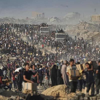 Israeli strikes kill 44 in Gaza, UN warns of drought