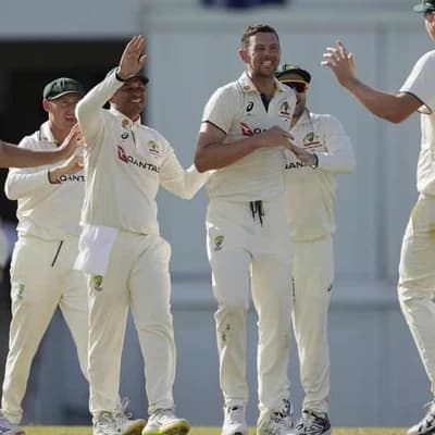 Hazlewood bowls Aussies to victory in Windies opener