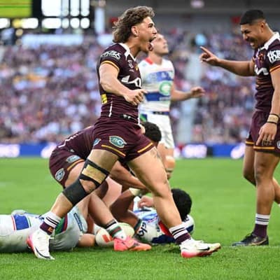 Walsh makes Origin case as Broncos pip wounded Warriors