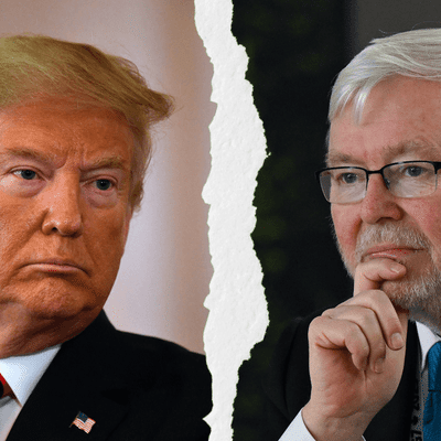 Trump Truth Social takedown of Rudd is a fake