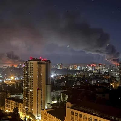 Russia pounds Kyiv with largest drone attack of the war