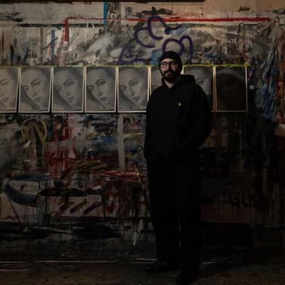 Rone's global street art starts in this shared studio