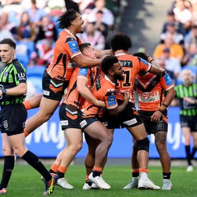 Tigers 'given no chance' but stun Roosters in classic