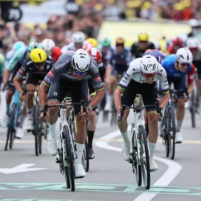 Van der Poel edges out Pogacar to claim yellow jersey