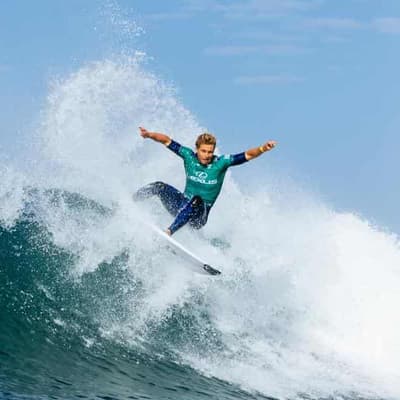 Ewing into J-Bay quarters as surfing finals loom