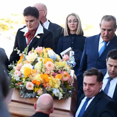 Loved ones farewell businessman stabbed at house party