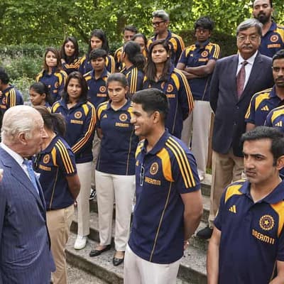 Breakfast-time cricket at the Olympics, for the players