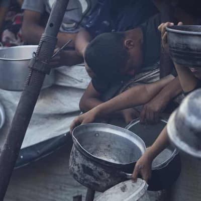 Crush at Gaza food hub kills 20 as crowd panics