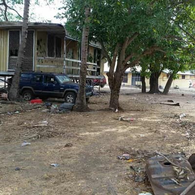 Man hunt underway after woman speared in the head