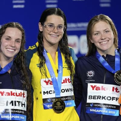Swim ace McKeown shrugs off shoulder injury to win gold