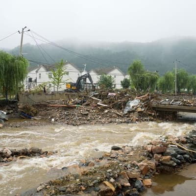 Dozens of care home residents killed in China floods
