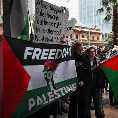 Decision left up in the air over pro-Palestine march