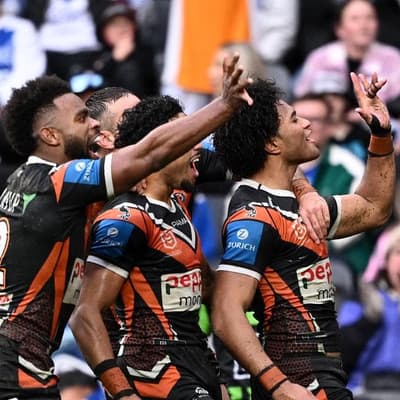 NRL integrity unit probing Tigers' offensive gesture
