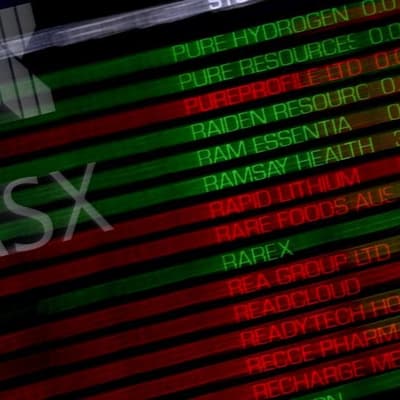 Aussie shares edge lower as buyers take a breather