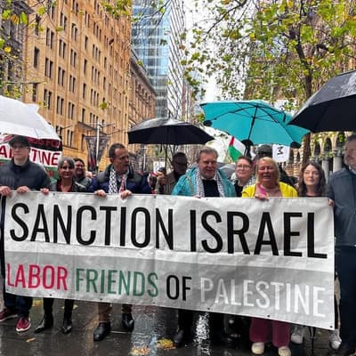PM brushes off push for Israel sanctions as a 'slogan'