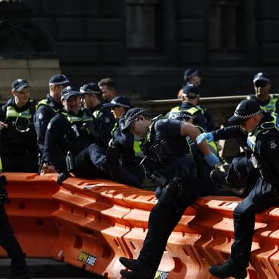 Arrests made as women's rights rally draws opposition