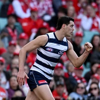 Cats return to AFL top two as Cameron goes goalless