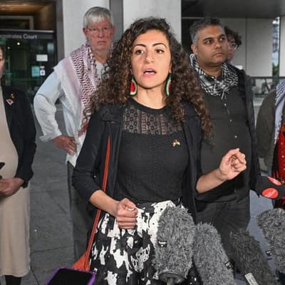 Hard luck Story: protesters cross over bridge march ban