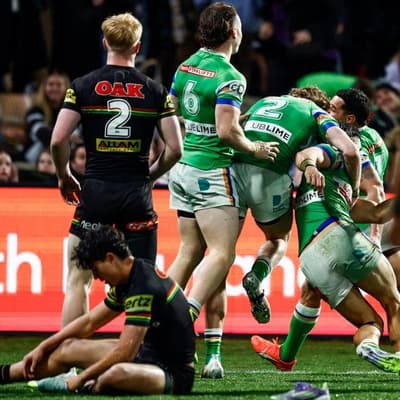 Raiders pull off 'gritty' golden-point win over Penrith