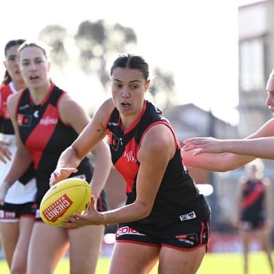 Bombers AFLW star banned over dangerous tackle