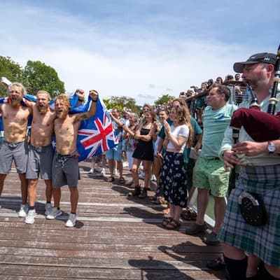 Brothers set record with 140-day row across the Pacific