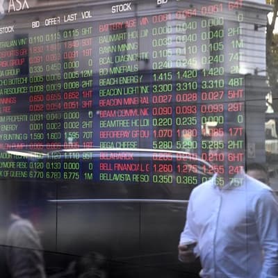 Australian shares dip while gold pushes even higher