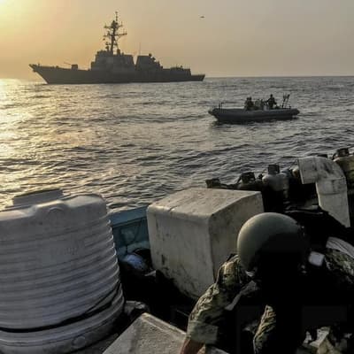 Venezuelan jets fly near US warship as cartel boat shot