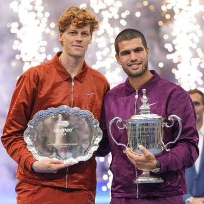 Alcaraz crushes Sinner for second US Open