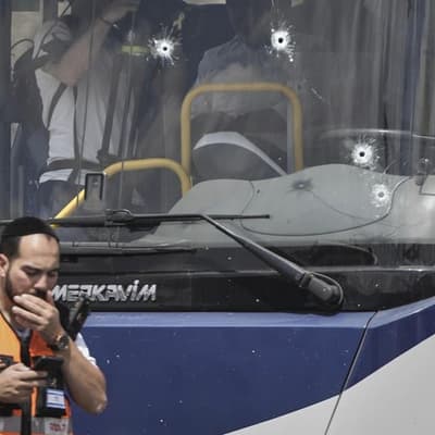 Shooting attack at Jerusalem bus stop kills six