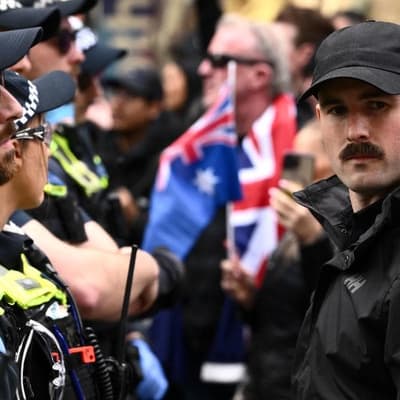 Nazi spared jail for 'very serious' police intimidation