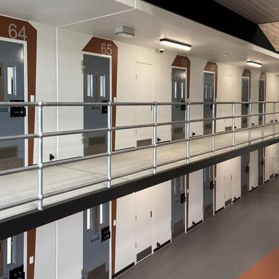 Prison yards cleaned ready for judge in crime boss case