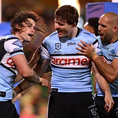 Sharks down rudderless Raiders to book NRL prelim berth