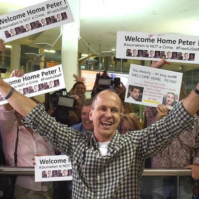 Aussie journalist 'overjoyed' at pardon of jail mate